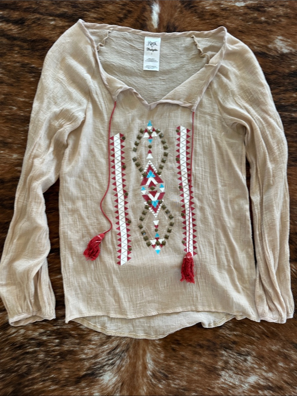 Rock 47 long sleeve shirt blouse
